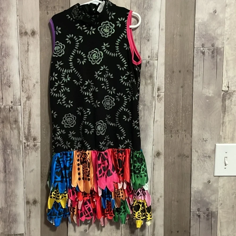 Girls Skelita Monster High Dress Halloween Costume - Picture 2 of 6